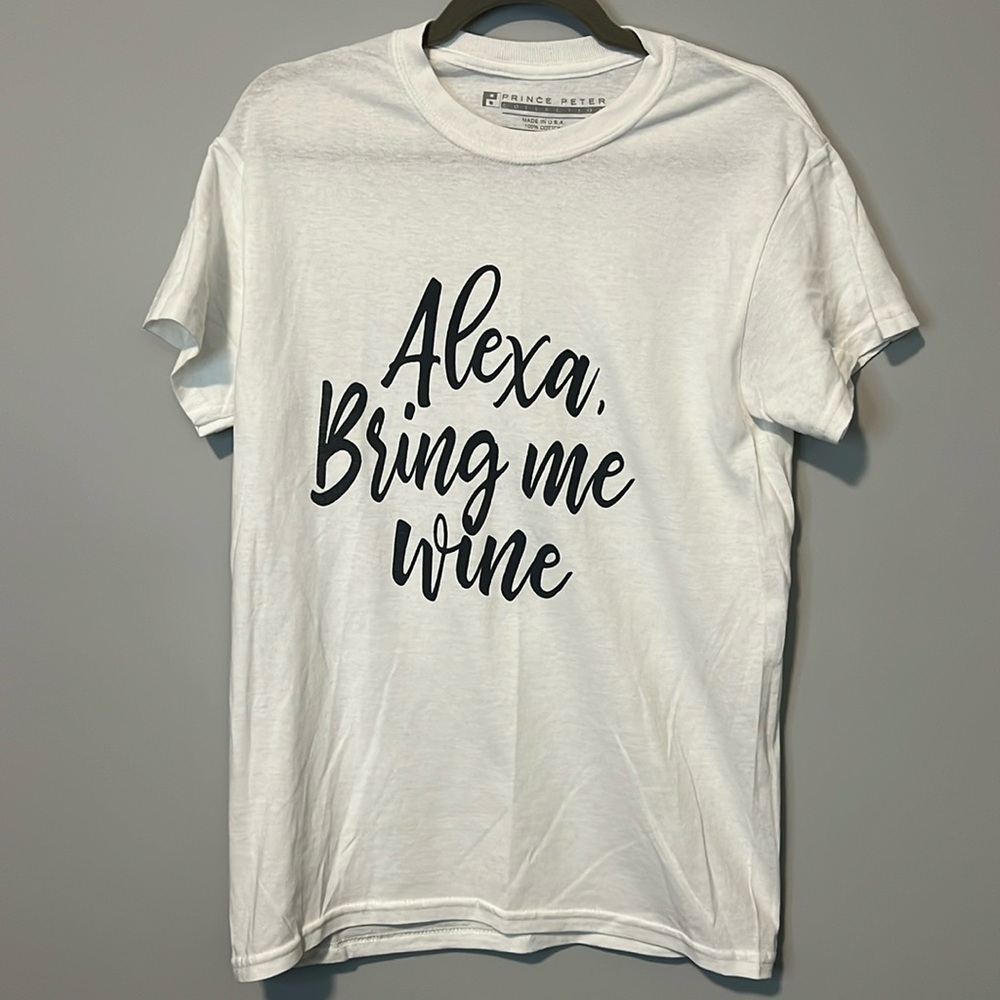 Prince Peter Collection Alexa Bring Me Wine S Small Tee New NWOT